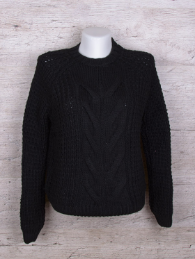 No Brand 4025 black (зима) свитер женские
