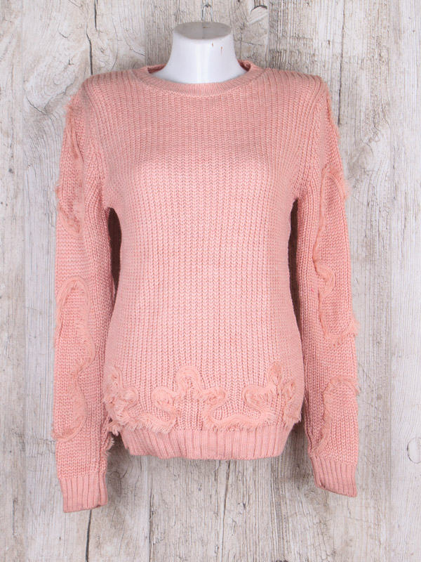 No Brand 348 pink (зима) свитер женские