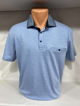 No Brand 4256 l.blue (лето) футболка мужские