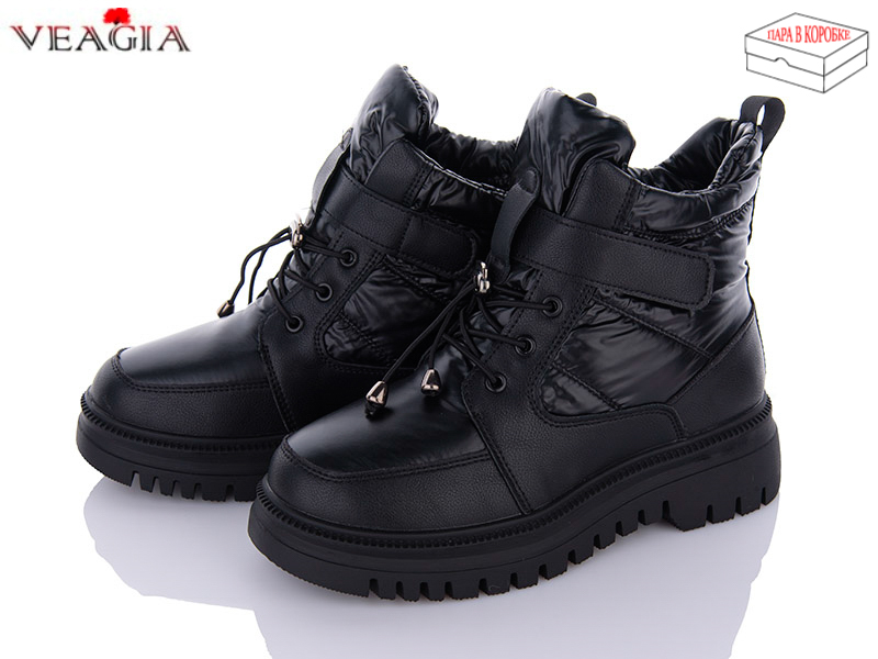 Veagia YFS26 black (зима) черевики жіночі