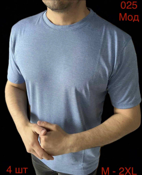 No Brand 025 l.blue (лето) футболка мужские