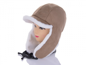 No Brand YV028 brown (зима) шапка жіночі