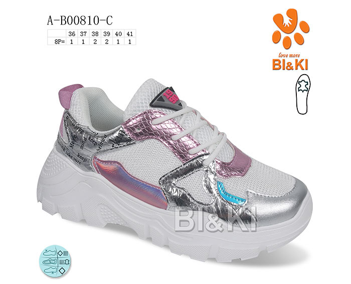Bi&Ki 0810C (деми) кроссовки женские