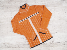 No Brand 1815 orange (зима) свитер детские