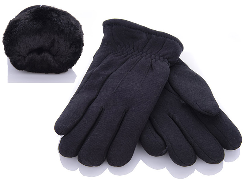 Anjela A768 трикотаж хутро (зима) рукавички чоловічі