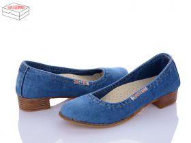 Ersax 6500-0158 синій (демі) туфлі жіночі