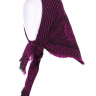 No Brand P282 purple (деми) платок женские
