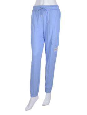 No Brand 2276-106 l.blue (деми) штаны спорт женские