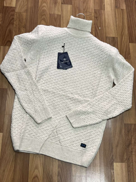 No Brand 4341 l.grey (зима) свитер мужские