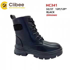 Clibee Apa-HC341 black (зима) черевики дитячі