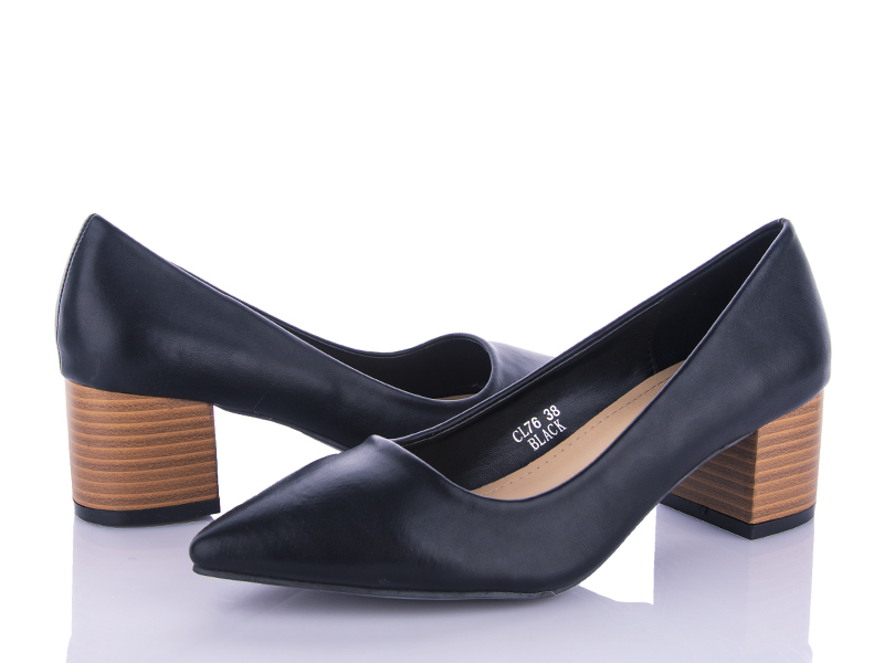 Seastar CL76 black (демі) жіночі туфлі
