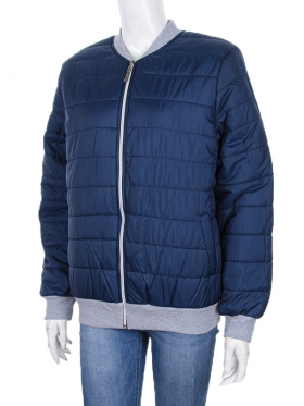 No Brand БО-3 смужка blue (демі) куртка жіночі