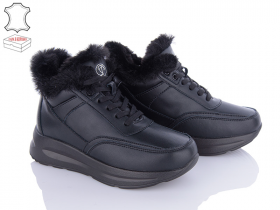 Jessica 1101-1 black (зима) черевики жіночі