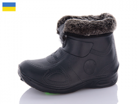 Roks 1509 чорний (зима) ботинки детские