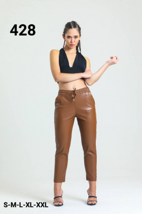 No Brand 428 brown (зима) штаны женские
