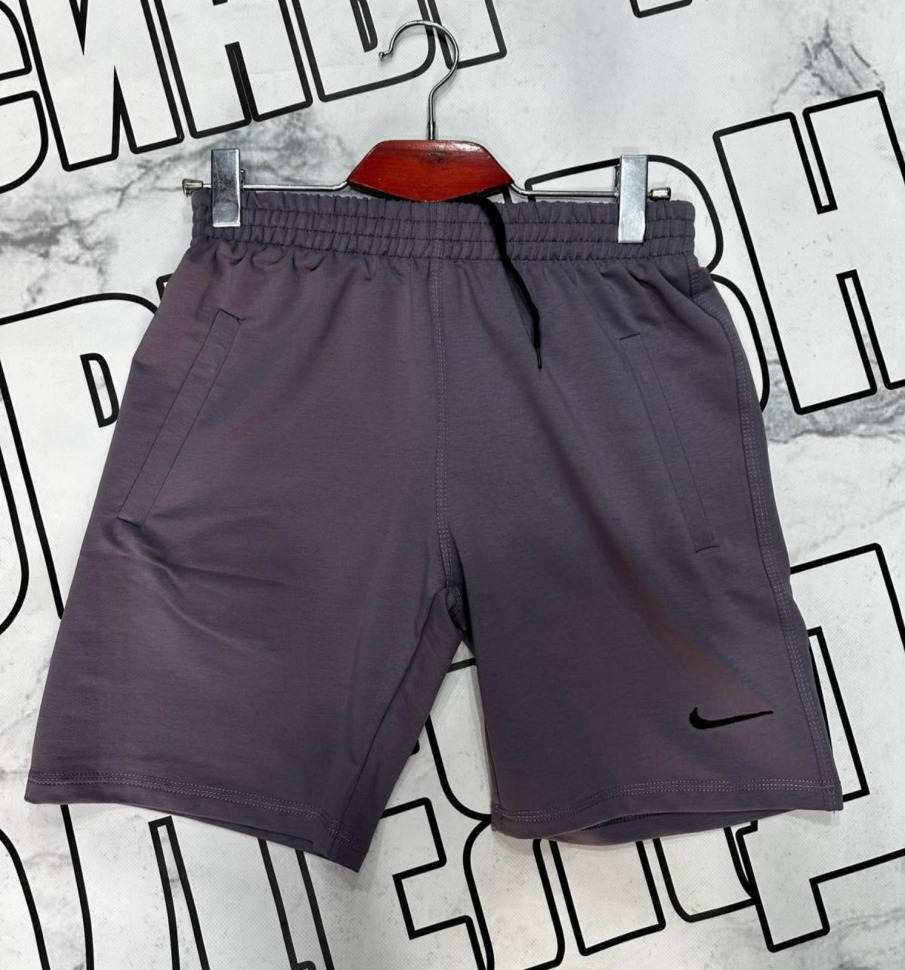 No Brand 011-1 grey (лето) шорты мужские