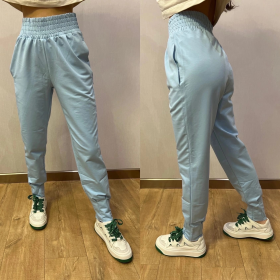 No Brand 205-1 l.blue (деми) штаны спорт женские