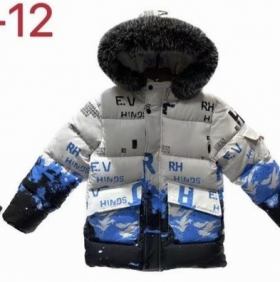 No Brand 101 white-blue (зима) куртка детские