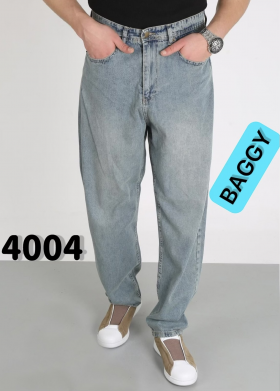 No Brand 4004 blue (деми) джинсы мужские