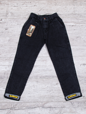 No Brand 828 black (деми) джинсы 