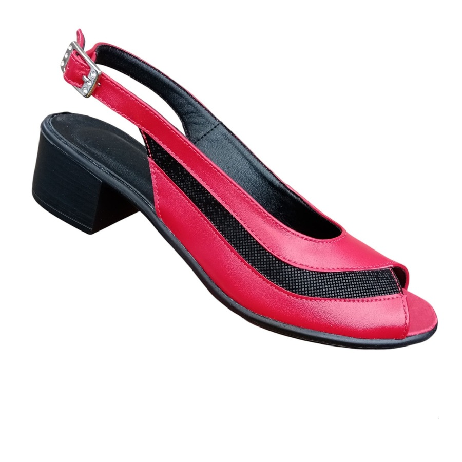 No Brand BaD-55 червоні (літо) туфлі жіночі