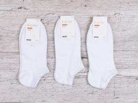 No Brand B2373 white (демі) шкарпетки жіночі