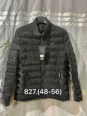 No Brand 827 black (деми) куртка мужские