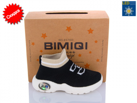 Bimiqi 17-996677 чорний LED (деми) кроссовки детские
