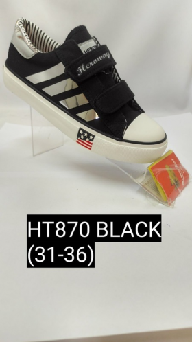 No Brand Apa-HT870 black (деми) кеды детские