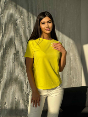 No Brand 3333 yellow (лето) футболка женские