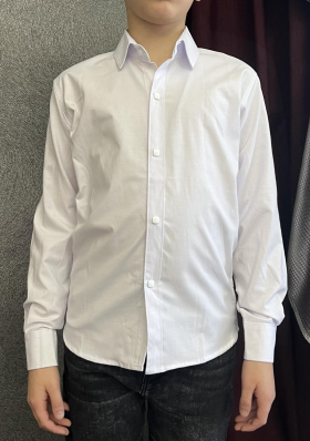 No Brand 54768 white (деми) рубашка детские
