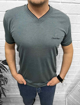 No Brand 54511 grey (літо) футболка чоловіча