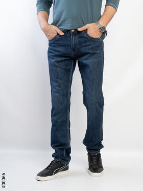 No Brand 00066 blue (зима) джинси чоловічі