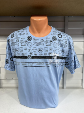 No Brand 16 l.blue (лето) футболка мужские