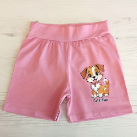 No Brand 13117 l.pink (лето) шорты детские
