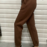 No Brand 76 brown (зима) штаны спорт женские