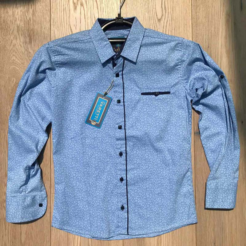 Varetti S1629 blue (лето) рубашка детские