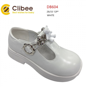 Clibee LD-DB604 white (демі) туфлі дитячі