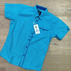 No Brand R290 l.blue (лето) рубашка 