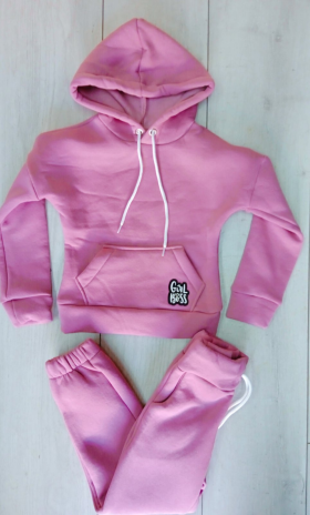No Brand 310360 pink (зима) костюм спорт детские