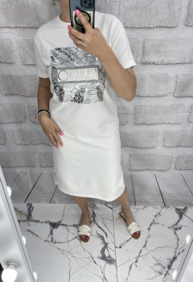 No Brand 4770 white (лето) платье женские