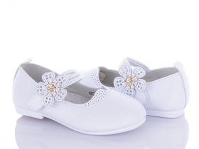 Apawwa MC324 white (деми) туфли детские