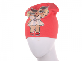 No Brand H281 pink (деми) шапка детские
