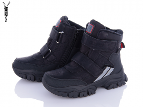 Clibee HC383 black-red (зима) черевики дитячі