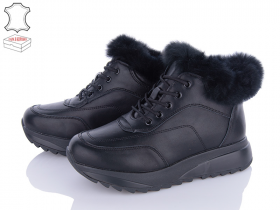 Jessica ZJ2302H black (зима) черевики жіночі