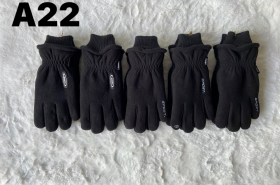 No Brand A22 black (зима) перчатки мужские