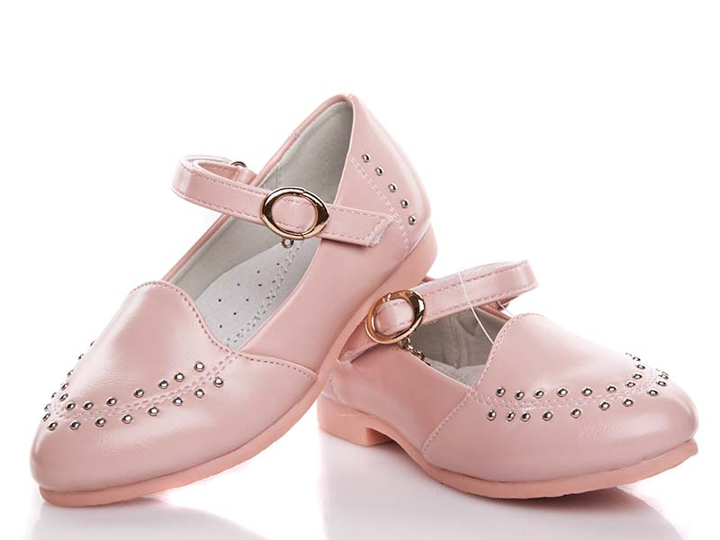 Clibee M296 pink (демі) туфлі дитячі