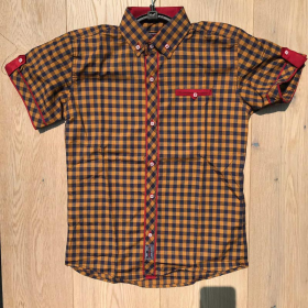 No Brand S1748 brown (лето) рубашка детские