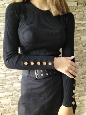 No Brand 5 black (демі) светр жіночі