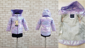 No Brand 2207 lilac (демі) куртка дитяча